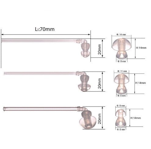 Earplug with Tube Hearing Aid Accessories